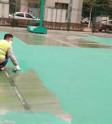 宜昌球场地面翻新